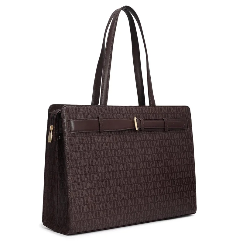 Da Milano Siena Monogram Leather Shoulder Bag - Date